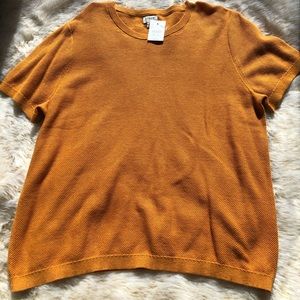 J.Crew mustard yellow shirt, size XL